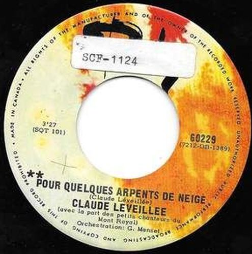 Buy vinyl artist% Pour Quelques Arpents De Neige / Les Nuits D'octobre for sale